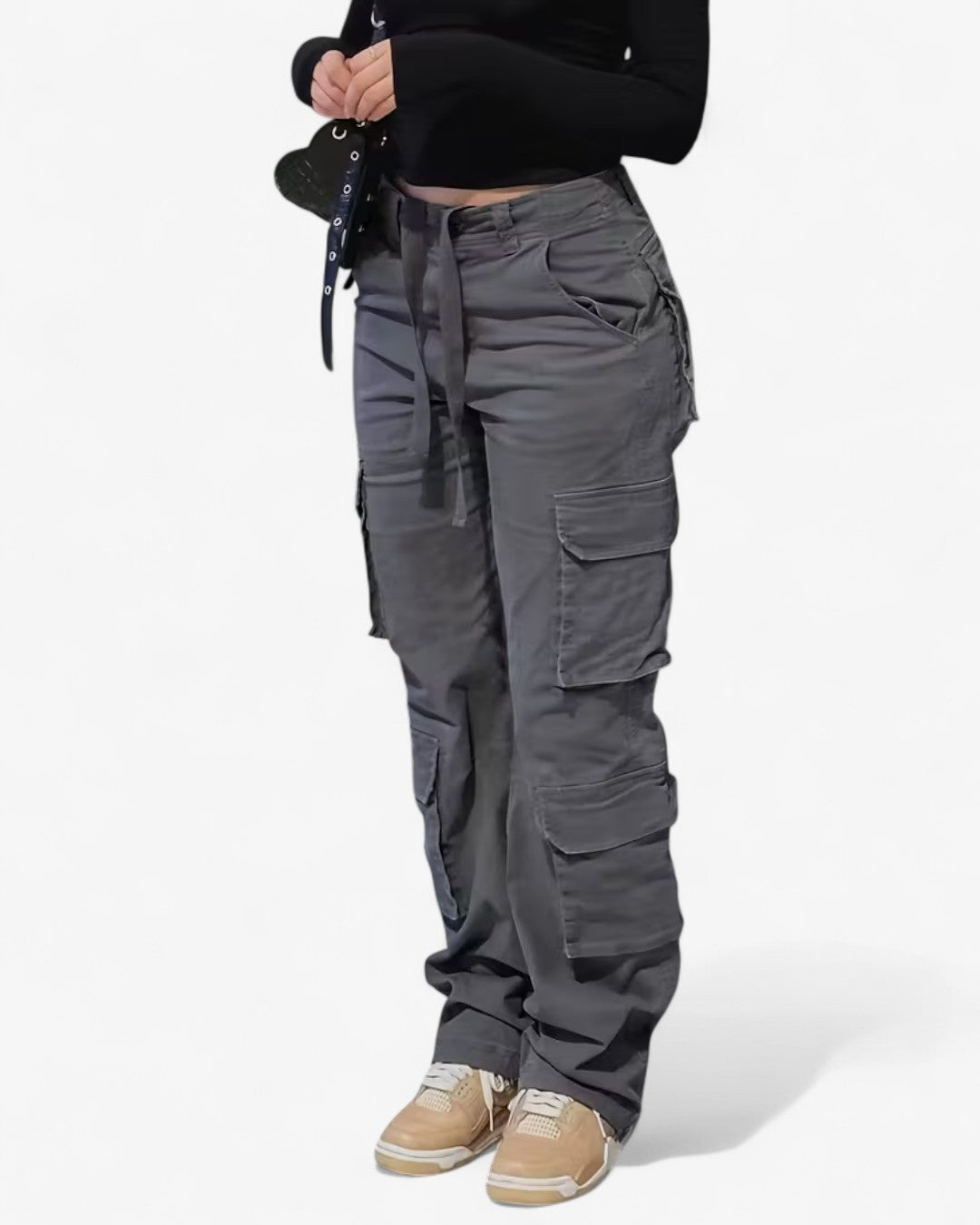 Rive Cargo Wide-Leg Trousers