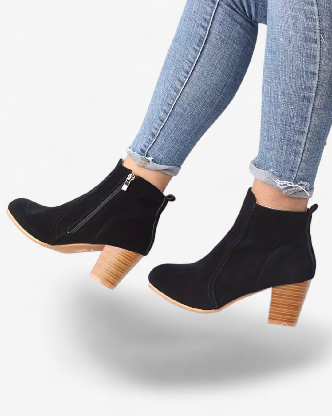 Block Heel Ankle Boots