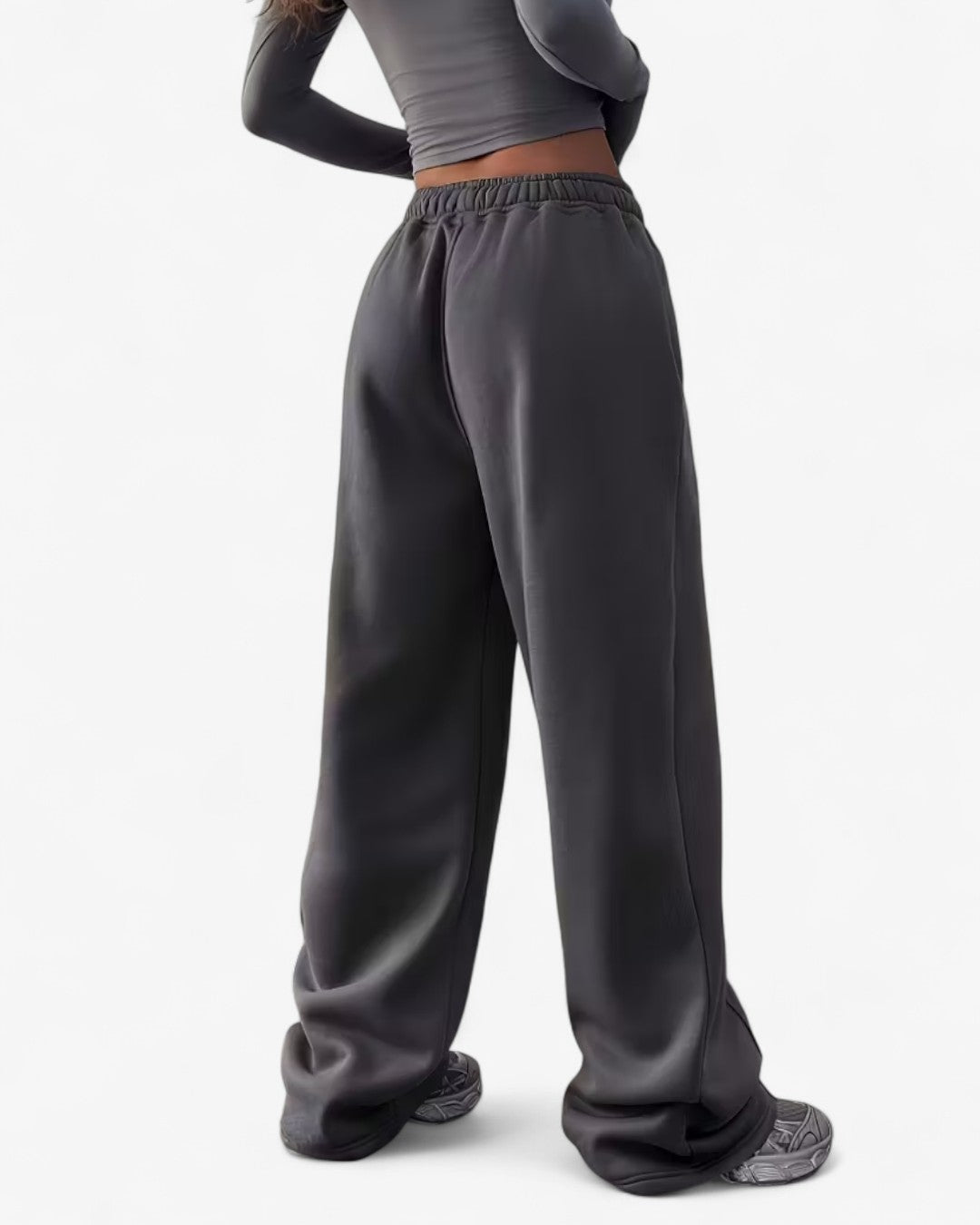 Elegant Wide-Leg Trousers with Pockets