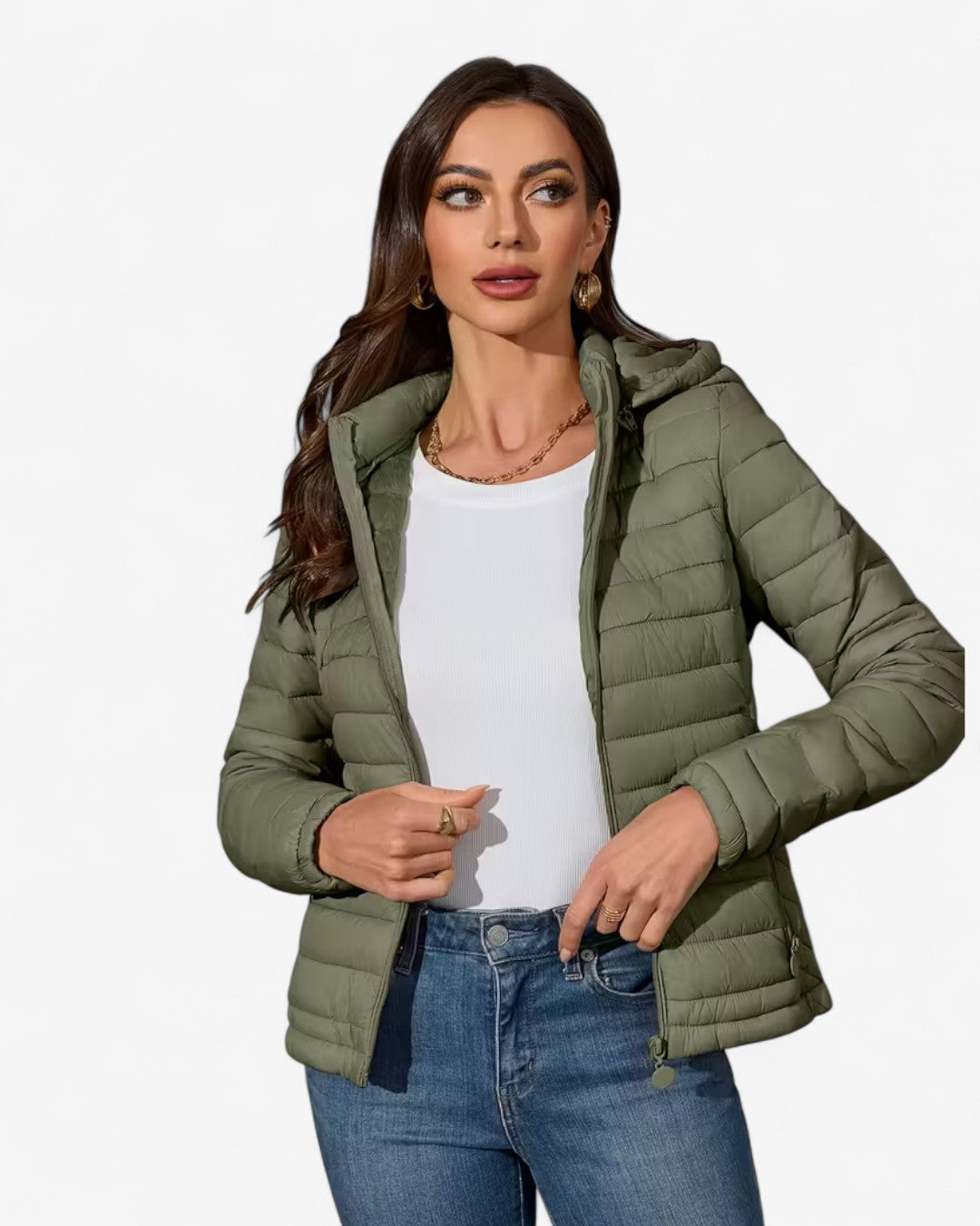 Lightweight Hooded Jacket with Pockets