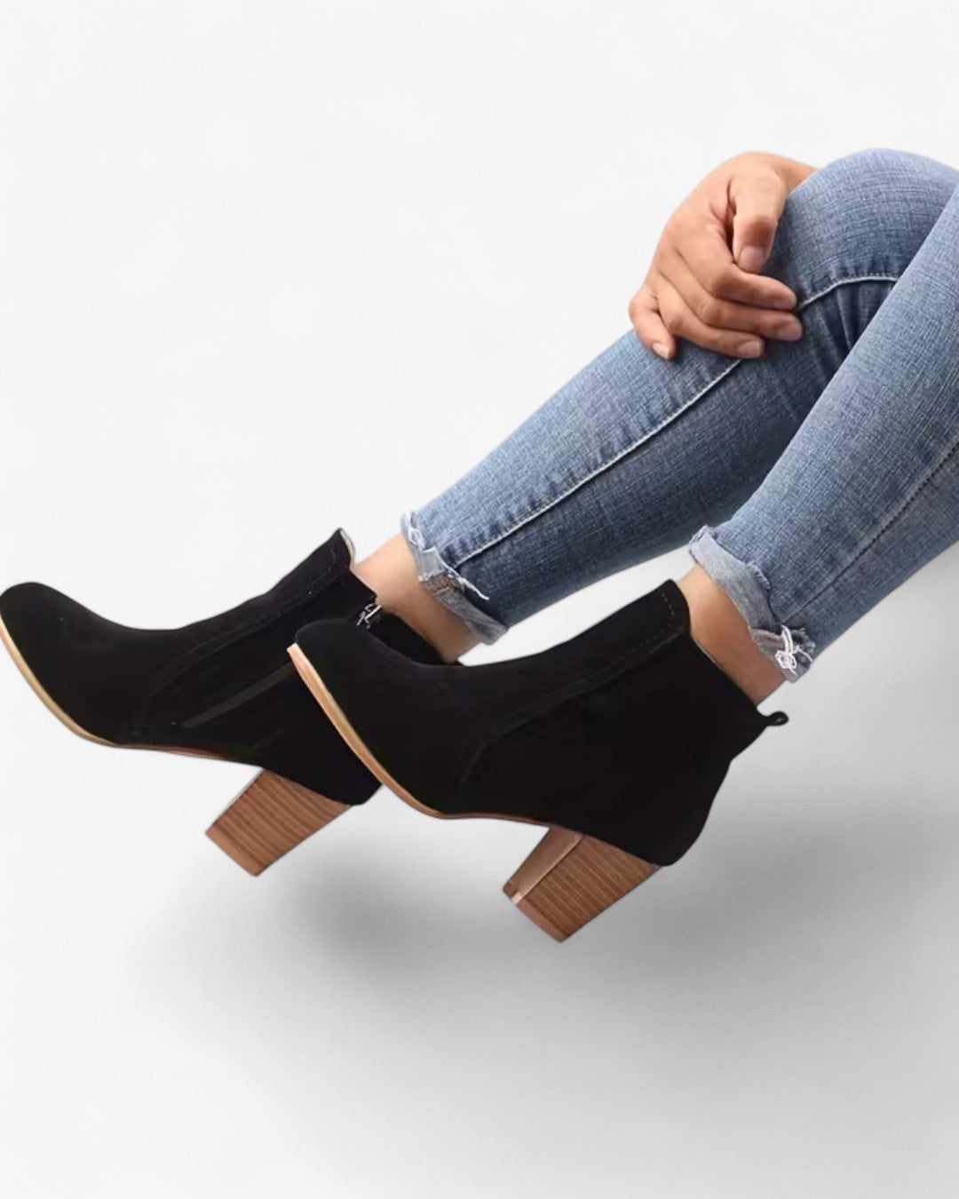 Block Heel Ankle Boots
