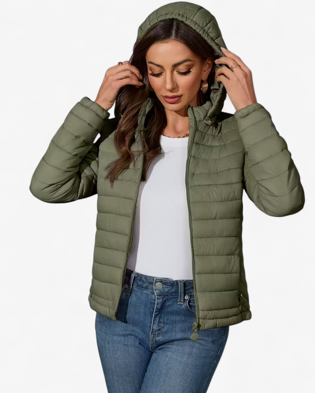 Lightweight Hooded Jacket with Pockets