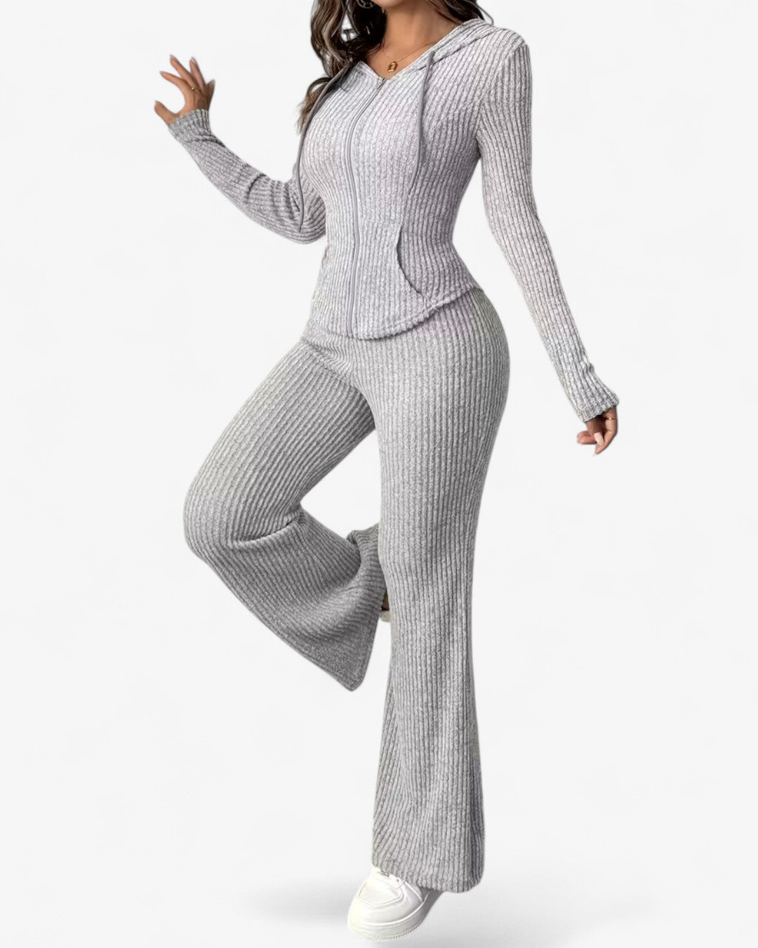 Hooded Zip Lounge Set