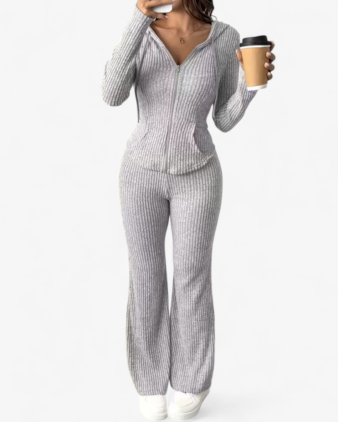 Hooded Zip Lounge Set