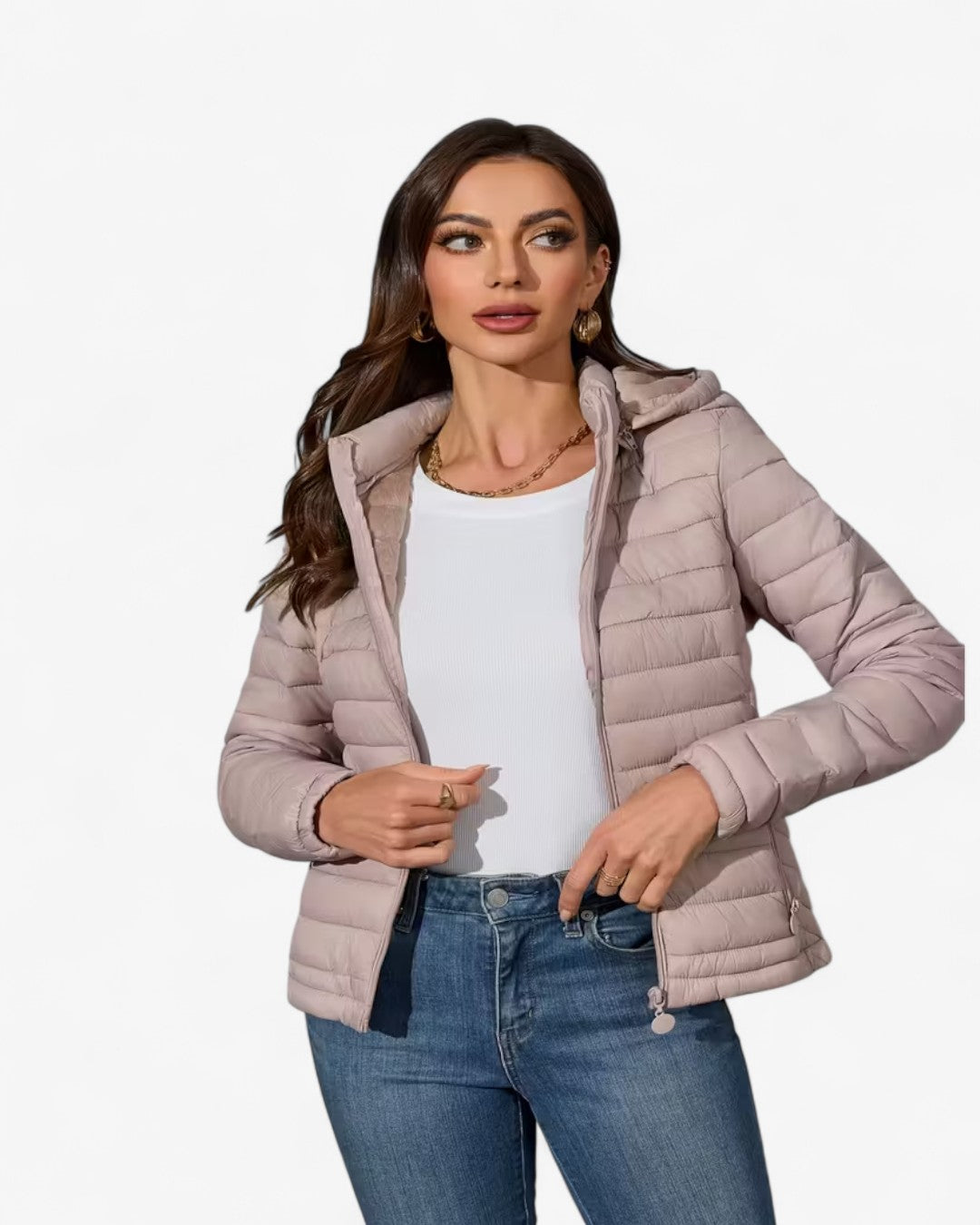 Lightweight Hooded Jacket with Pockets