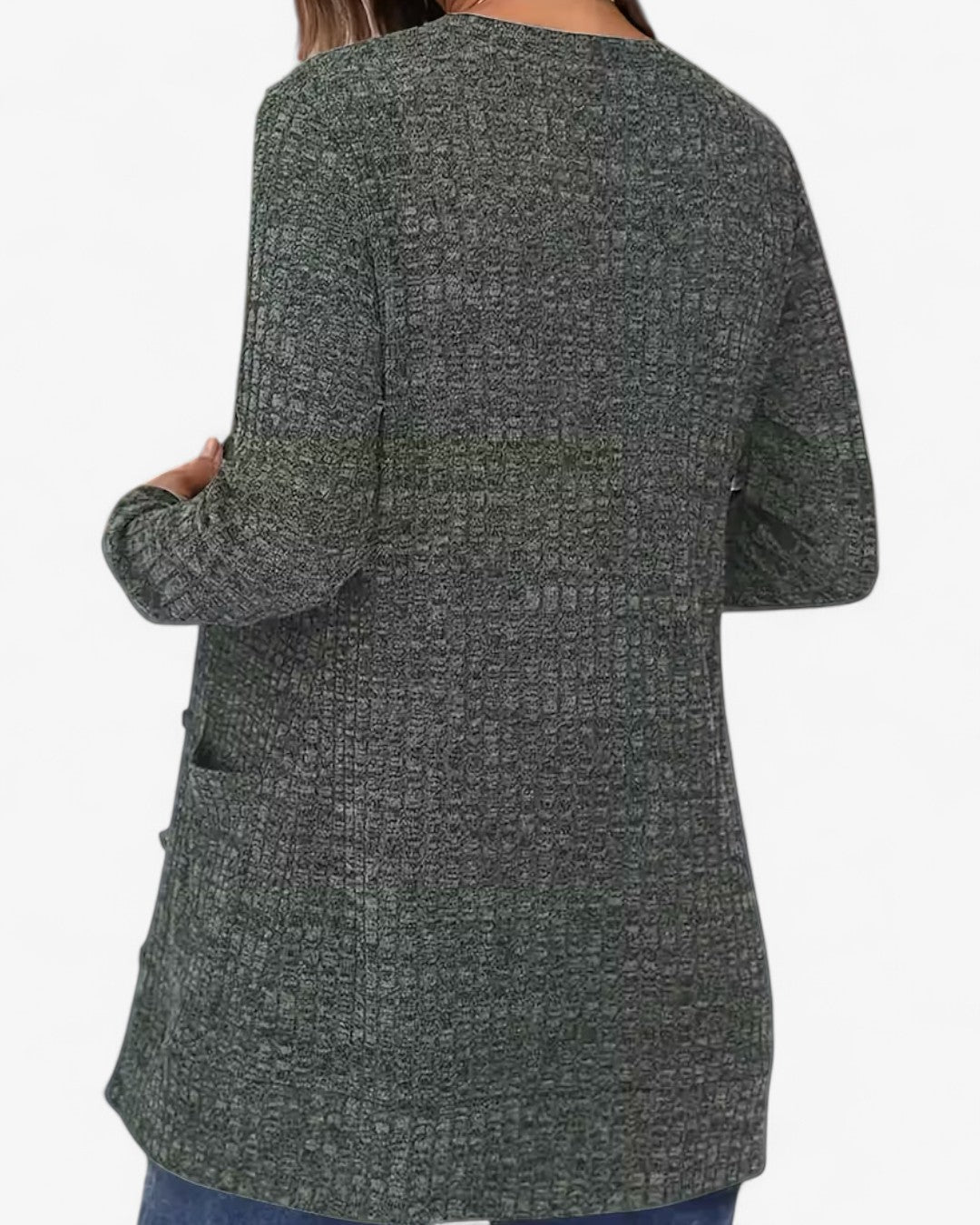 Elegant V-Neck Button Cardigan