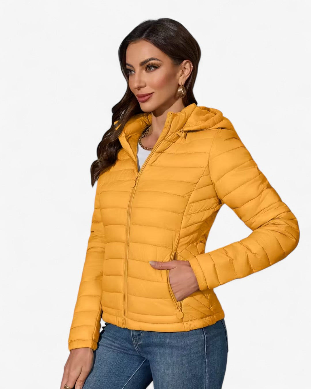 Lightweight Hooded Jacket with Pockets