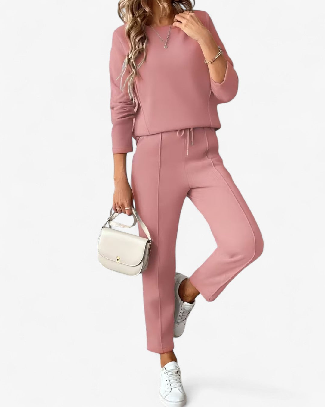 Drawstring Two-Piece Lounge Set