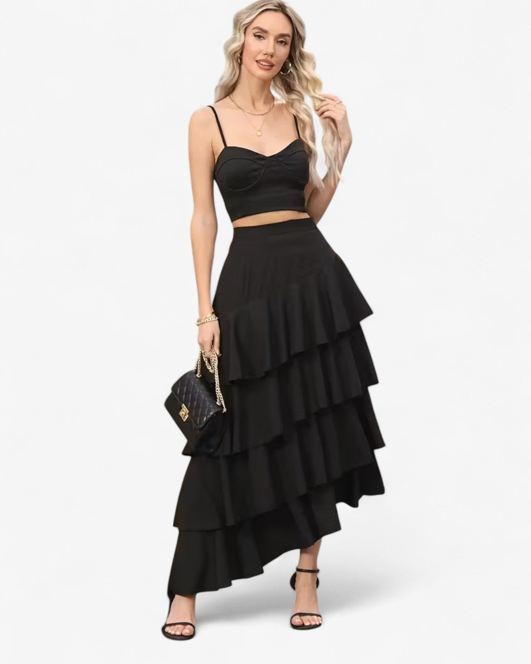 Tiered Ruffle Skirt